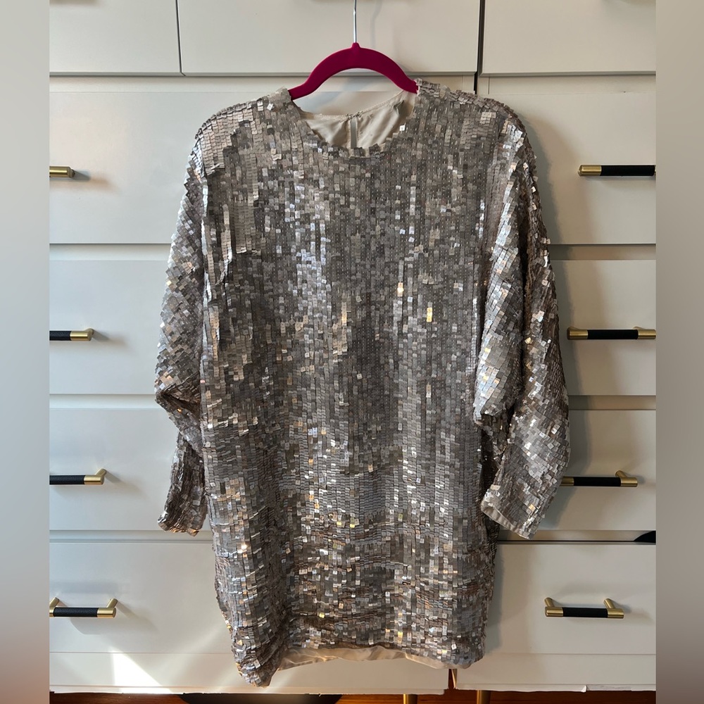 ASOS EDITION embellished mini T-shirt dress
Sz6